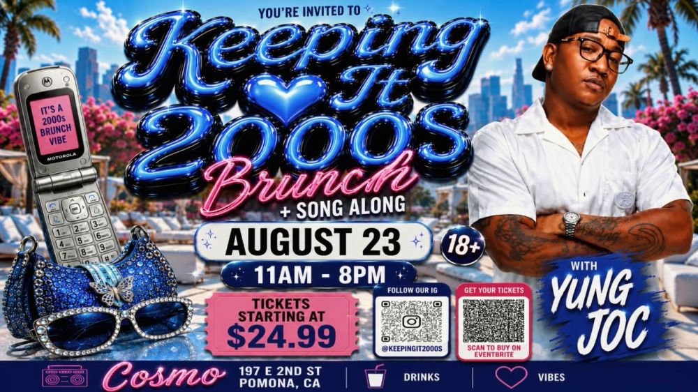 Keeping It 2000s Brunch, with Yung Joc flyer